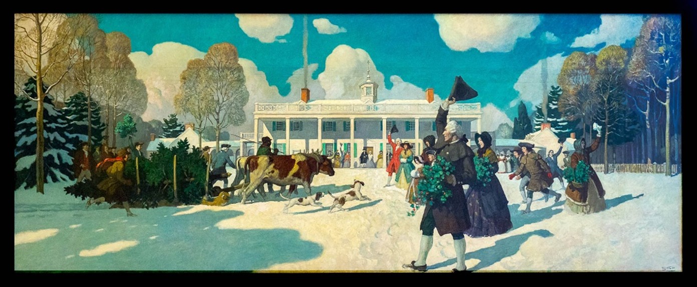 Christmas in Old Virginia by N.C. Wyeth